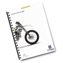HUSQVARNA 2017 - FC FX 450 - OWNERS MANUAL - REPRINTED COMB BOUND - $24.97