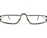 Cazal Eyeglasses Frames MOD.724 COL.705 Black Gray Prince Nez Semi Rim 5... - $214.41