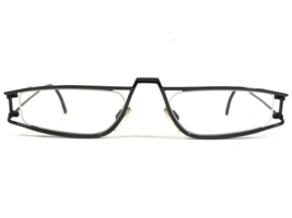 Cazal Eyeglasses Frames MOD.724 COL.705 Black Gray Prince Nez Semi Rim 52-20-145 - £168.21 GBP