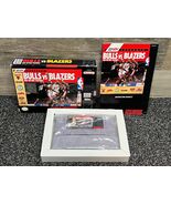 Bulls vs. Blazers and the NBA Playoffs (Super Nintendo, 1992) CIB Authen... - $636.40 MXN
