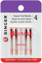 Singer Universal Regular Point Machine Needles-Size 11/80 4/Pkg - £9.49 GBP