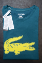 Lacoste Sport TH6232 Men&#39;s Ultra Dry Reg Fit Cotton T-Shirt BIG &amp; TALL L... - $47.29