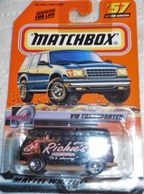  Matchbox 2000 Speedy Delivery &quot;VW Transporter&quot; #57 Mint On Sealed Card - £3.18 GBP