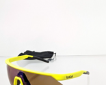 Brand New Authentic Bolle Sunglasses Micro Edge Matte Yellow Frame - $108.89