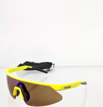 Brand New Authentic Bolle Sunglasses Micro Edge Matte Yellow Frame - $108.89
