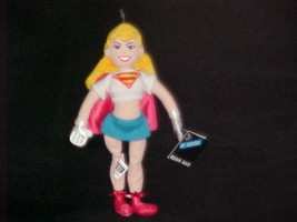 9&quot; Super Girl Bean Bag Plush Toy With Tag Warner Bros Studio Store 2000 - $24.74