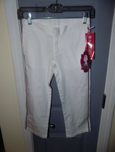 American Girl Addy Classic Crops White Pants Capris Size 10 Girl&#39;s New - £25.84 GBP