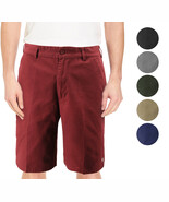 Men's Classic Cotton Regular Fit Embroidered Casual Fashion Chino Shorts - $23.26 - $25.37
