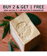 Buy 2 Get 1 Free | 1 Bar Natural laurel and olive oil Luxury soap 200g H... - €15,52 EUR