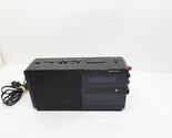 PROTON 320 AM/FM Dual Alarm Clock Radio Vintage Black Retro Bass Treble ... - $35.99