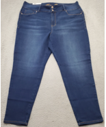 Seven7 Curvy Jeans Womens 24W Blue Denim Stretch High Rise Skinny Leg Bu... - $34.35