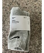 Nike Unisex Everyday Cushion Crew Training Socks Medium SX7664-063 - $372.42 MXN