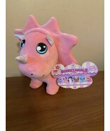Squeezamals Pink Poppy Triceratops Series 3 Dinosaur Plush NWT - $13.46 CAD