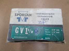 Sporlan G V 1 1/2 ZP Thermostatic Expansion Valve - £25.94 GBP