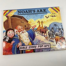 Noah&#39;s Ark Bible Story Pop Ups Hardcover Book Boat Animals Great Flood - £15.85 GBP