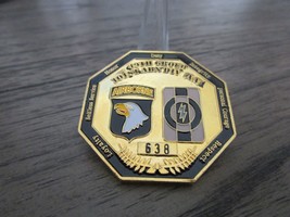 US Army 101st Airborne 49th Quartermaster Group Commanders Challenge Coin #602U - £27.68 GBP