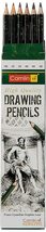 Camlin Full Size Colour Pencils (6 Shades,HB, 2B, 3B 4B 6B, 8b set) - $6.80