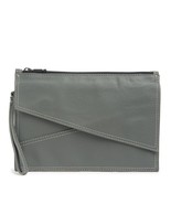 BOTKIER Crosstown Large Leather Clutch Bag, Gray, NWT - €59,64 EUR