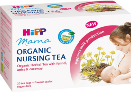 HIPP Mama 100% Organic NURSING TEA Fennel Anise&amp;Caraway Supports Milk Production - £7.82 GBP