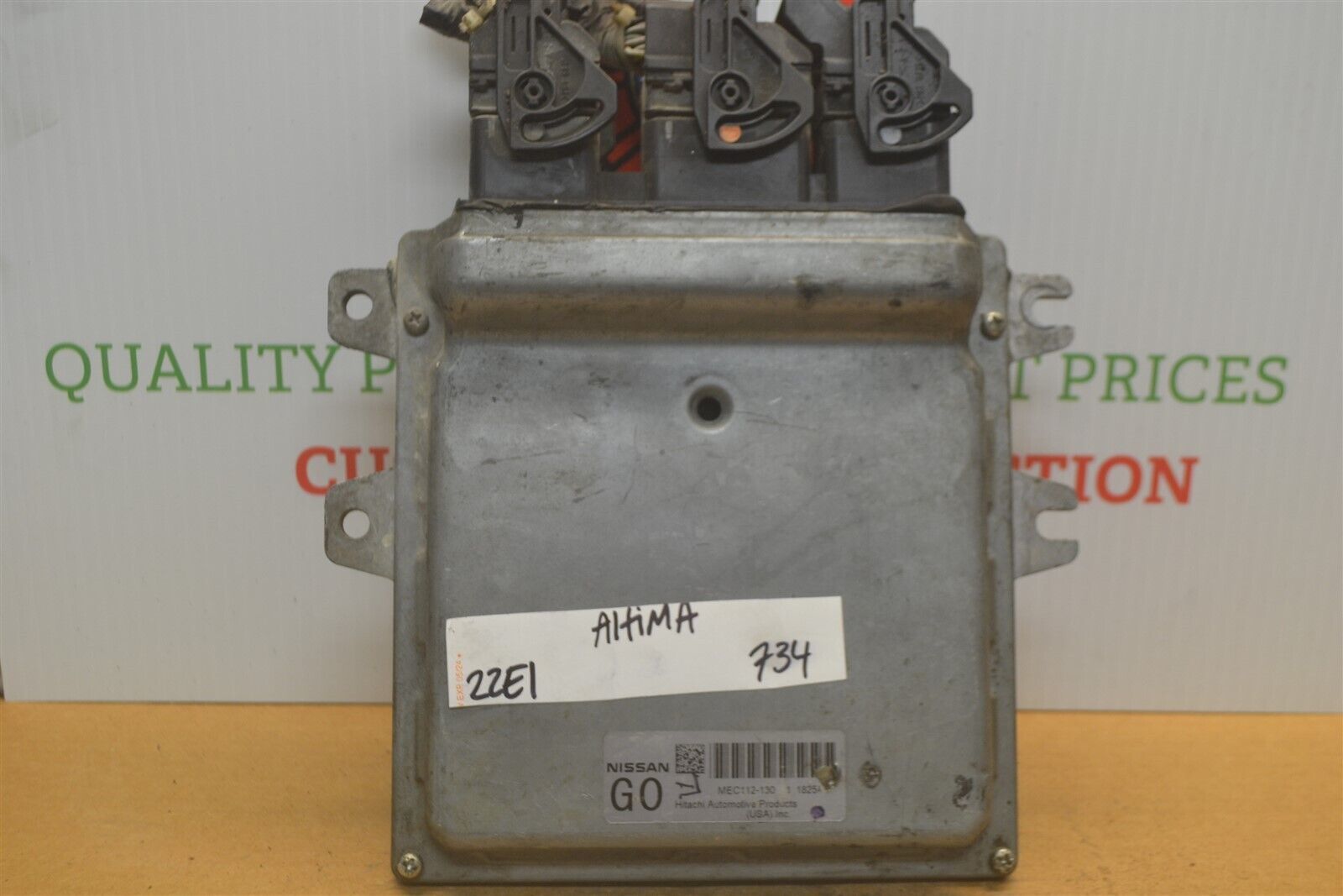 MEC112130B1 Nissan Altima 2.5L Engine Control Unit ECU 2011-2012 Module ... - $7.99