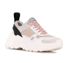 Zadig &amp; Voltaire Future Platform Sneakers White Leather $348, Sz 36, NIB - $148.49