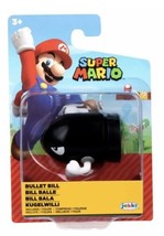 Jakk&#39;s Pacific: Nintendo Super Mario World Bullet Bill 2.5&quot; Inch Figure ~New - £10.36 GBP