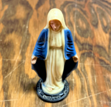 Vintage small Madonna Mother Mary hartland molded plastic figurine - $19.75