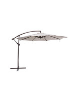 10 ft. Breez-Tex Captiva Cantilever Spa Side Umbrella with Cover Champagne - $363.75 CAD