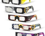 Eclipse/Solar Viewing Glasses - Iso &amp; Ce Certified For Safe Solar Viewin... - $19.99