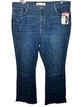 New Levis Jeans Mid Rise Bootcut Woman Plus Size 24M Blue Denim Western  - KS - £20.10 GBP