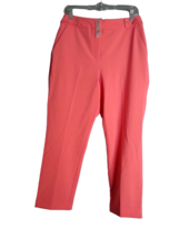 New York &amp; Co Flat Front Dress Pants Hot Pink Womens Size 8 Barbie Core - $29.69