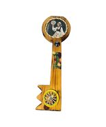 Vintage Wooden Key Wall Hook Folk Art Decor Italy - $22.50