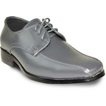 VANGELO TUX-5 Boy Tuxedo Shoe Dress Wedding, Prom Wrinkle Free Iron Grey - £39.29 GBP