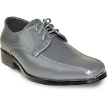 VANGELO TUX-5 Boy Tuxedo Shoe Dress Wedding, Prom Wrinkle Free Iron Grey - £39.30 GBP