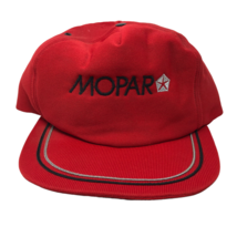 VTG Mopar Red Adjustable Snapback Hat Chrysler Drag Racing NHRA - £38.93 GBP