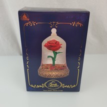 2021 Disney Parks Beauty and the Beast Musical Enchanted Rose Snow Globe - £65.52 GBP