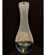 Vtg Otagiri Spoon Rest Ocean Seagulls Boats Stoneware Ceramic Blue, Whit... - £11.45 GBP