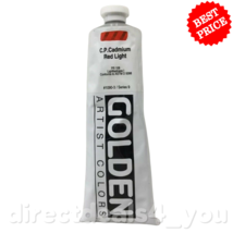 GOLDEN Heavy Body Acrylic 5 oz Tube - C.P. Cadmium Red Light - £26.47 GBP