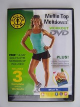 Gold&#39;s Gym Muffin Top Meltdown DVD - £8.32 GBP