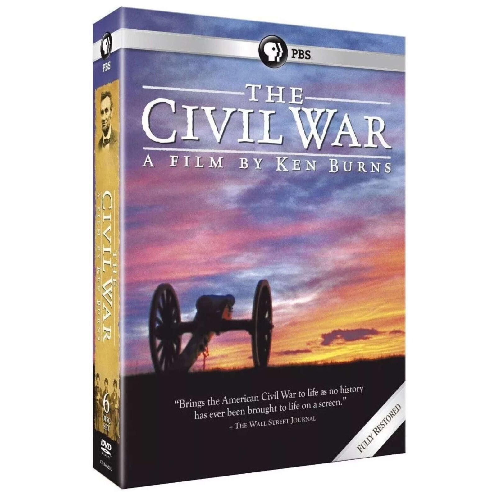 The CIVIL WAR: A Film by Ken Burns -  PBS Complete Series (DVD 6-Disc Box Set) - $17.99