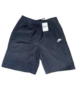 Nike Club Men&#39;s Medium (32-35&quot;) Woven Cargo Shorts Black/White FB1246-010 - $47.51