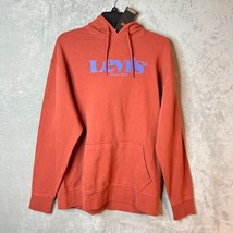 Levi&#39;s Men Sweatshirt Hoodie Logo Spellout Pullover NWT Medium Relaxed - £19.64 GBP