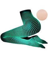 DTWAWA Glow in the Dark Fishnets Stockings, High Waist Sexy Tights Party... - $23.75