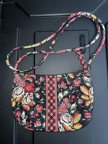 Vintage Vera Bradley Anastasia Jilly Shoulder Crossbody Petite Coin Change Purse Item image 10