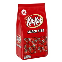 KIT KAT®, Milk Chocolate Snack Size Candy Bars,32.34 oz, Bulk Bag (66 Pieces) - £30.30 GBP