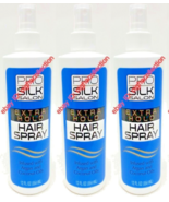( LOT 3 ) P.Silk.Salon Extra Hold Hair Spray Argan &amp; Coconut Oils 12 Oz ... - $544.63 MXN