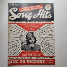 Song Hits Magazine April 1943 Lyrics Guide Music Star Billboard Hits Ad Patrioti - £14.06 GBP
