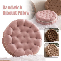 Cute 3D Biscuit Tatami Floor Seat Cushion Pillow Cookie Chair Seat Pad F... - £22.67 GBP