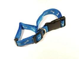 Greenbrier Kennel Club 1" Adjustable Dog Collar " Blue~Bones " LG (18"- 24")
