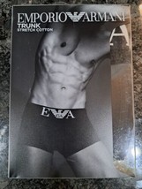 Emporio Armani Men&#39;s Essentials Underwear  Stretch Cotton Trunk 110852 M... - $19.34